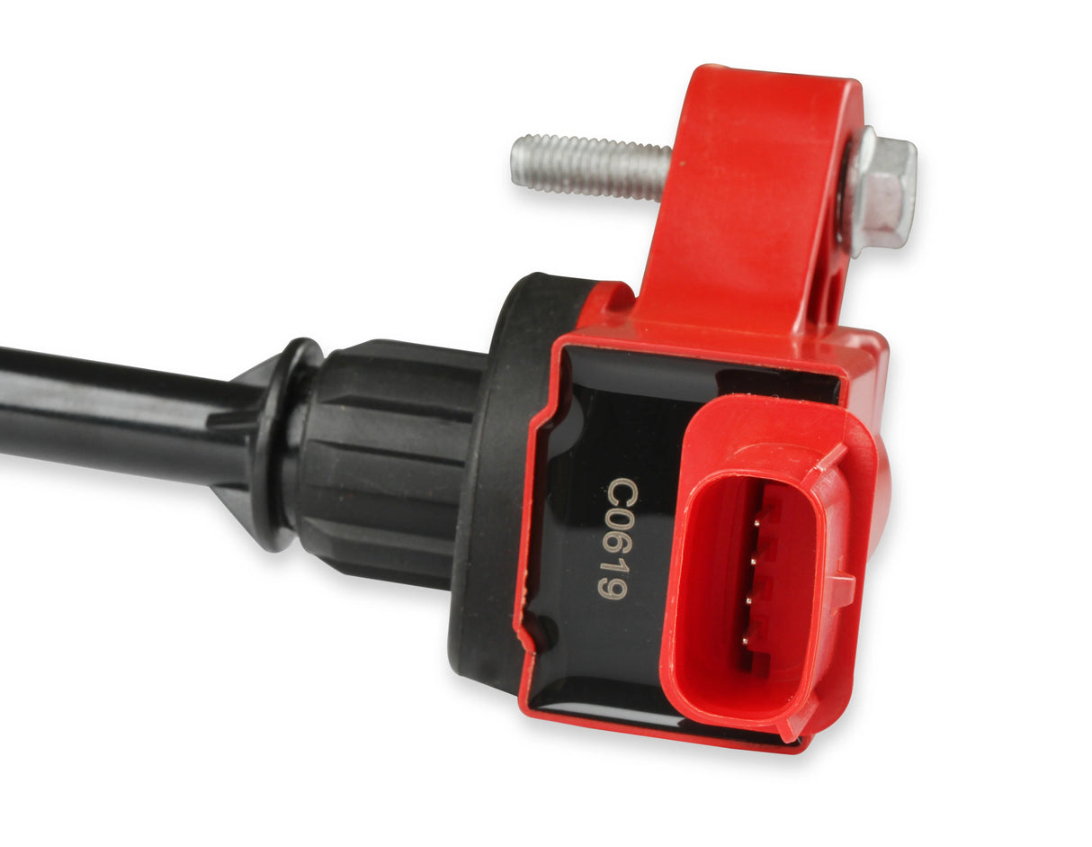 MSD / BLASTER SERIES / IGNITION COIL SET / RED COLOR (82384) *** CHEVROLET CAMARO (2016-2023) 2.0L TURBO
