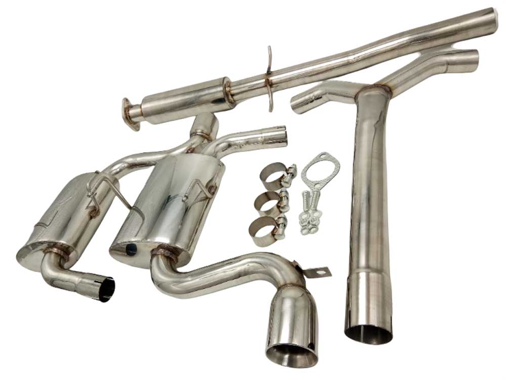 RACING DYNAMICS / DUAL CAT-BACK EXHAUST SYSTEM (130-03-53-100) *** MINI COOPER S (2002-2006) R53