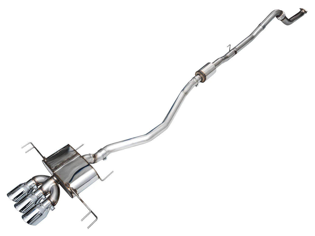 AWE TUNING / TOURING EDITION / CAT-BACK EXHAUST SYSTEM / CHROME TIPS (3015-52287) *** HONDA CIVIC TYPE-R (2023-UP) 2.0L TURBO / FL5
