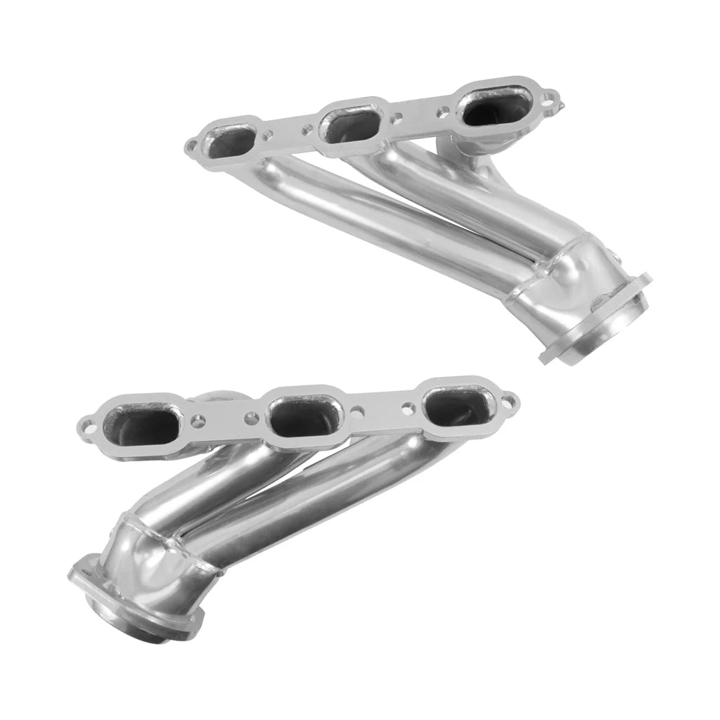 BBK PERFORMANCE / SHORTY STREET PERFORMANCE HEADERS / POLISHED SILVER CERAMIC COATED (40400) *** DODGE CHALLENGER (2008-2010) 3.5L / V6 ENGINE