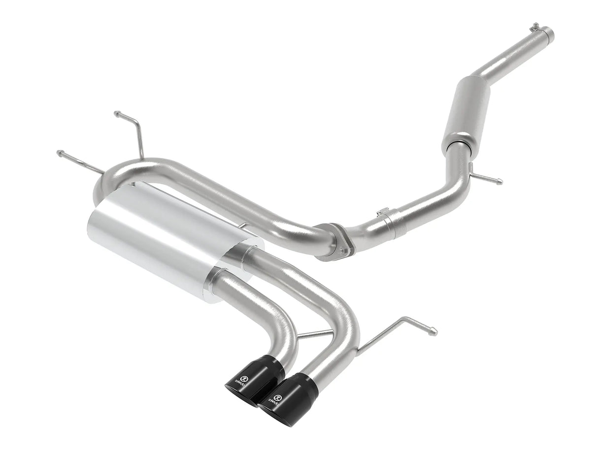 AFE / TAKEDA / CAT-BACK EXHAUST SYSTEM / BLACK TIPS (49-37005-B) *** MAZDA MX5 MIATA (2016-2026) 2.0L ENGINE