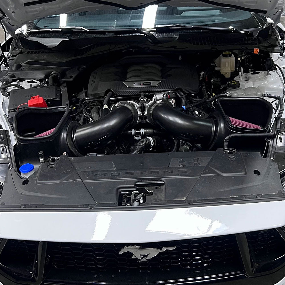 JLT / COLD AIR INTAKE SYSTEM / BLACK PIPING (CAI-75-5200) *** FORD MUSTANG GT (2024-2026), FORD MUSTANG DARK HORSE (2024-2026) 5.0L / V8 ENGINE