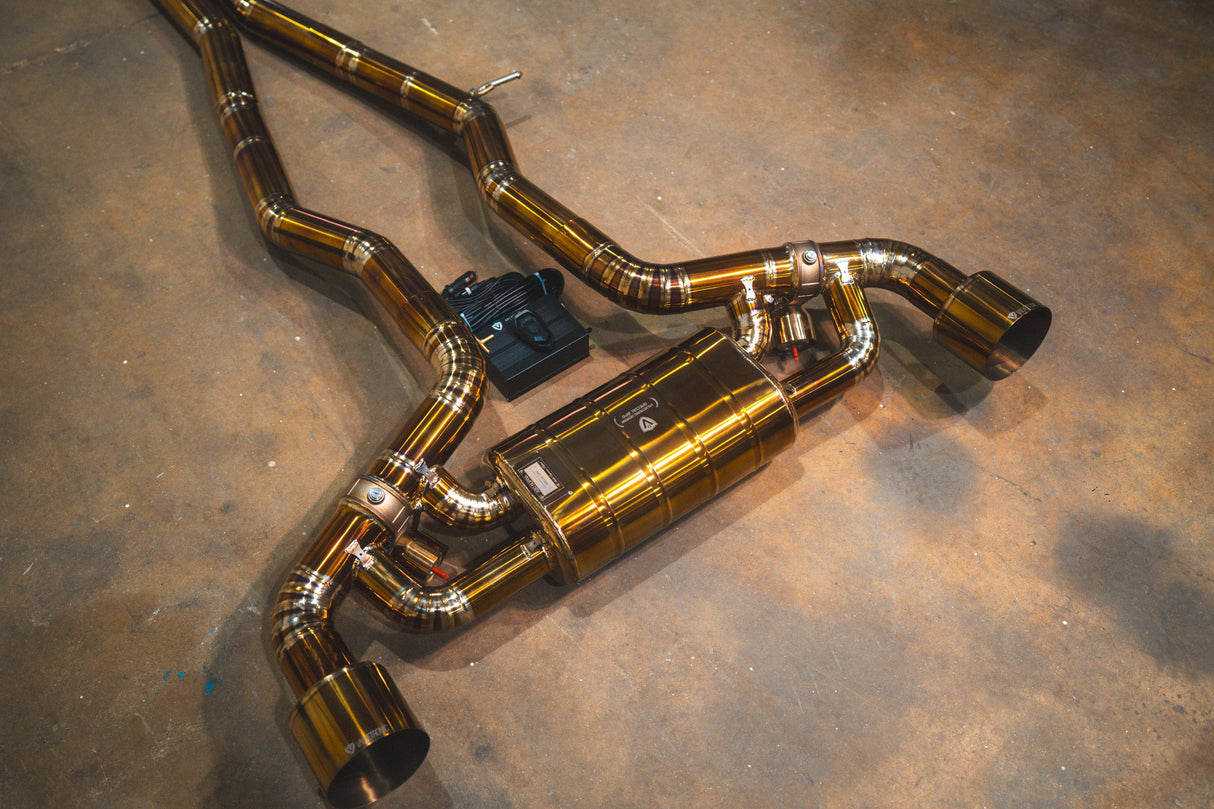 VALVETRONIC DESIGNS / VALVED SPORT EXHAUST SYSTEM (TOY.A90.VSES.BR) *** TOYOTA SUPRA (2020-2025) 3.0L TURBO / A90 / A91