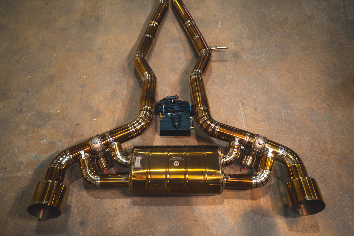 VALVETRONIC DESIGNS / VALVED SPORT EXHAUST SYSTEM (TOY.A90.VSES.BR) *** TOYOTA SUPRA (2020-2025) 3.0L TURBO / A90 / A91