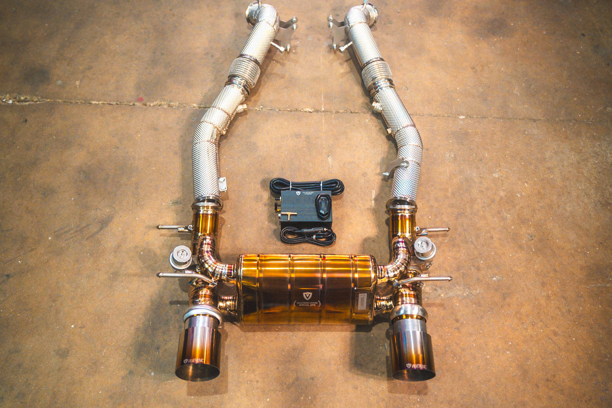 VALVETRONIC DESIGNS / VALVED SPORT EXHAUST SYSTEM (MAS.MC20.VSES.TI) *** MASERATI MC20 (2022-2025)