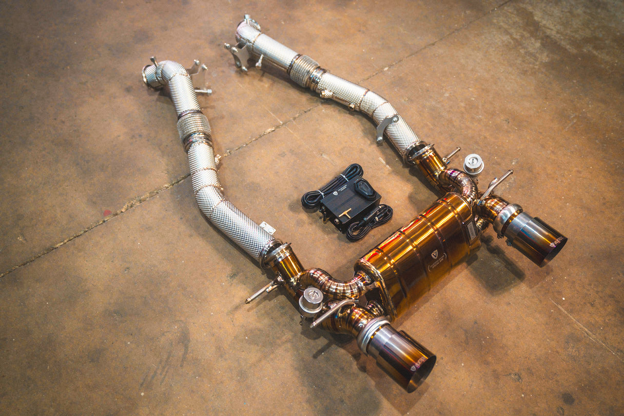 VALVETRONIC DESIGNS / VALVED SPORT EXHAUST SYSTEM (MAS.MC20.VSES.TI) *** MASERATI MC20 (2022-2025)