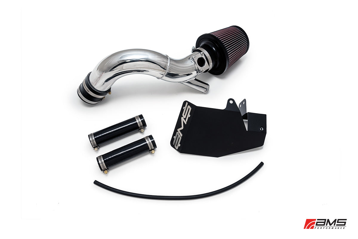 AMS PERFORMANCE / COLD AIR INTAKE / BLACK WRINKLE PIPING (AMS.04.08.0002-2) *** MITSUBISHI LANCER EVO 10 (2008-2015) 2.0L TURBO