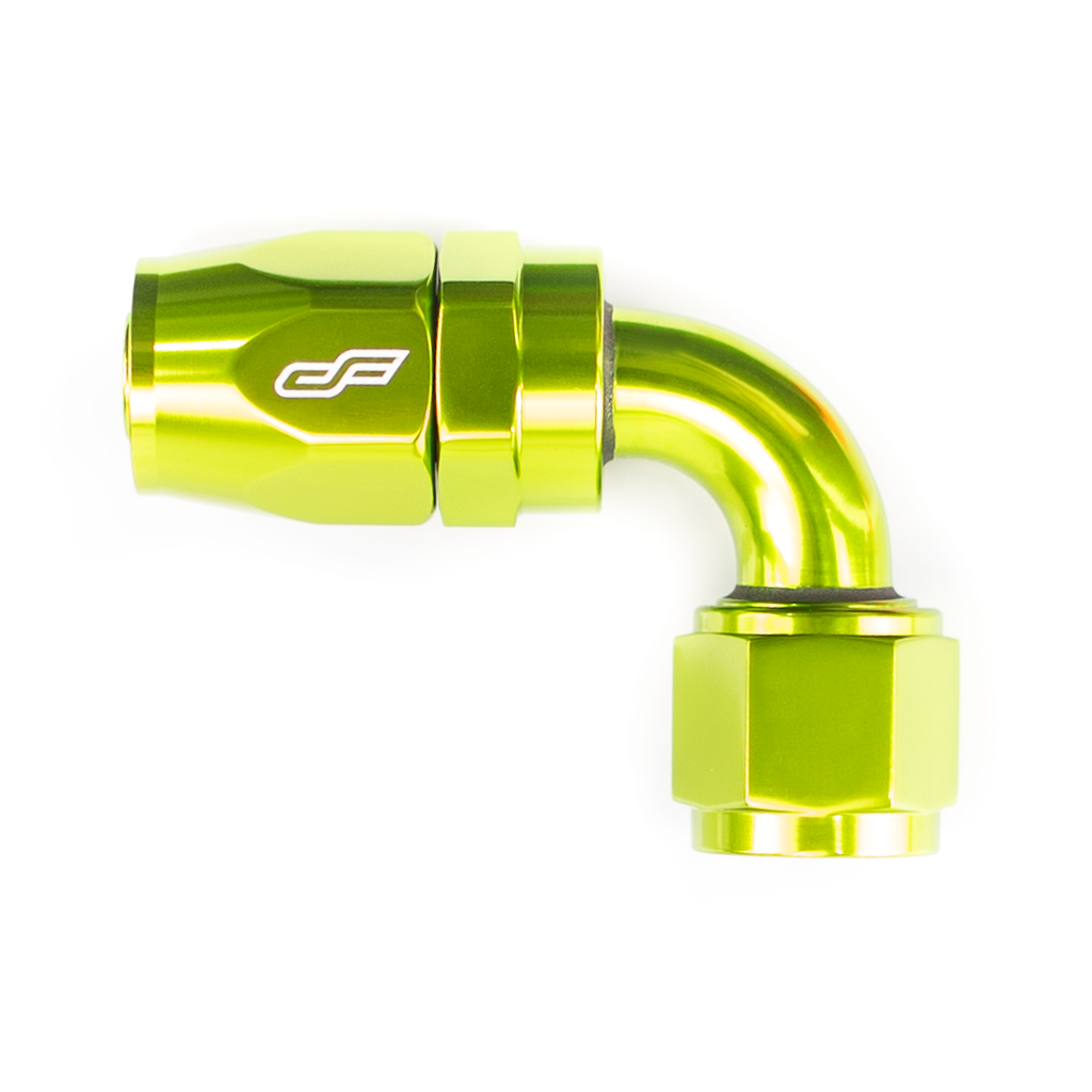 -06 AN 90 Degree Female Aluminum Hose End Fitting