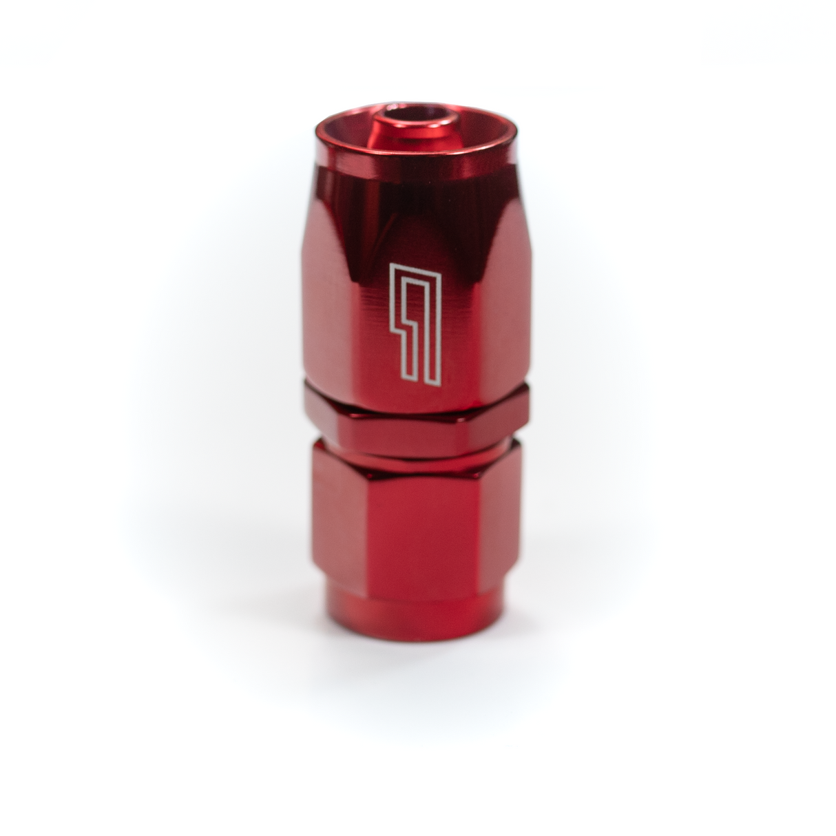 -08 AN Straight Female Aluminum Hose End (PTFE)