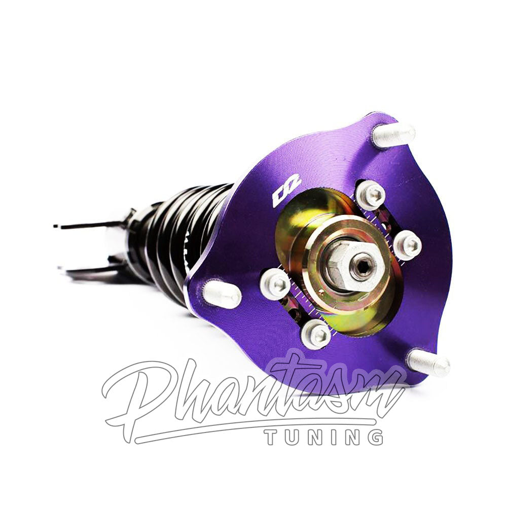 D2 RACING / RS SERIES COILOVER / SUSPENSION KIT (D-NI-03) *** INFINITI G35 COUPE RWD (2003-2007), INFINITI G35 SEDAN RWD (2003-2006), NISSAN 350Z (2003-2008) *** FORK STYLE / FRONT LOWER MOUNT