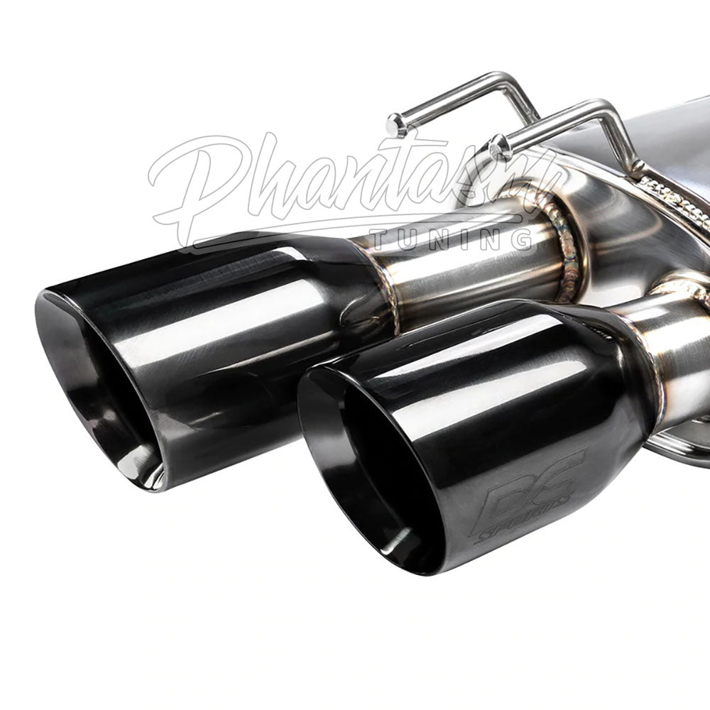DC SPORTS / CAT-BACK EXHAUST SYSTEM / BLACK TIPS (DCS5534BK) *** HONDA ACCORD (2018-2022) 1.5L / 2.0L TURBO