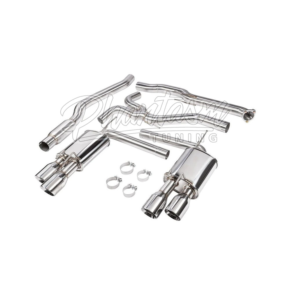 DC SPORTS / CAT-BACK EXHAUST SYSTEM / POLISHED TIPS (DCS5534) *** HONDA ACCORD (2018-2022) 1.5L / 2.0L TURBO