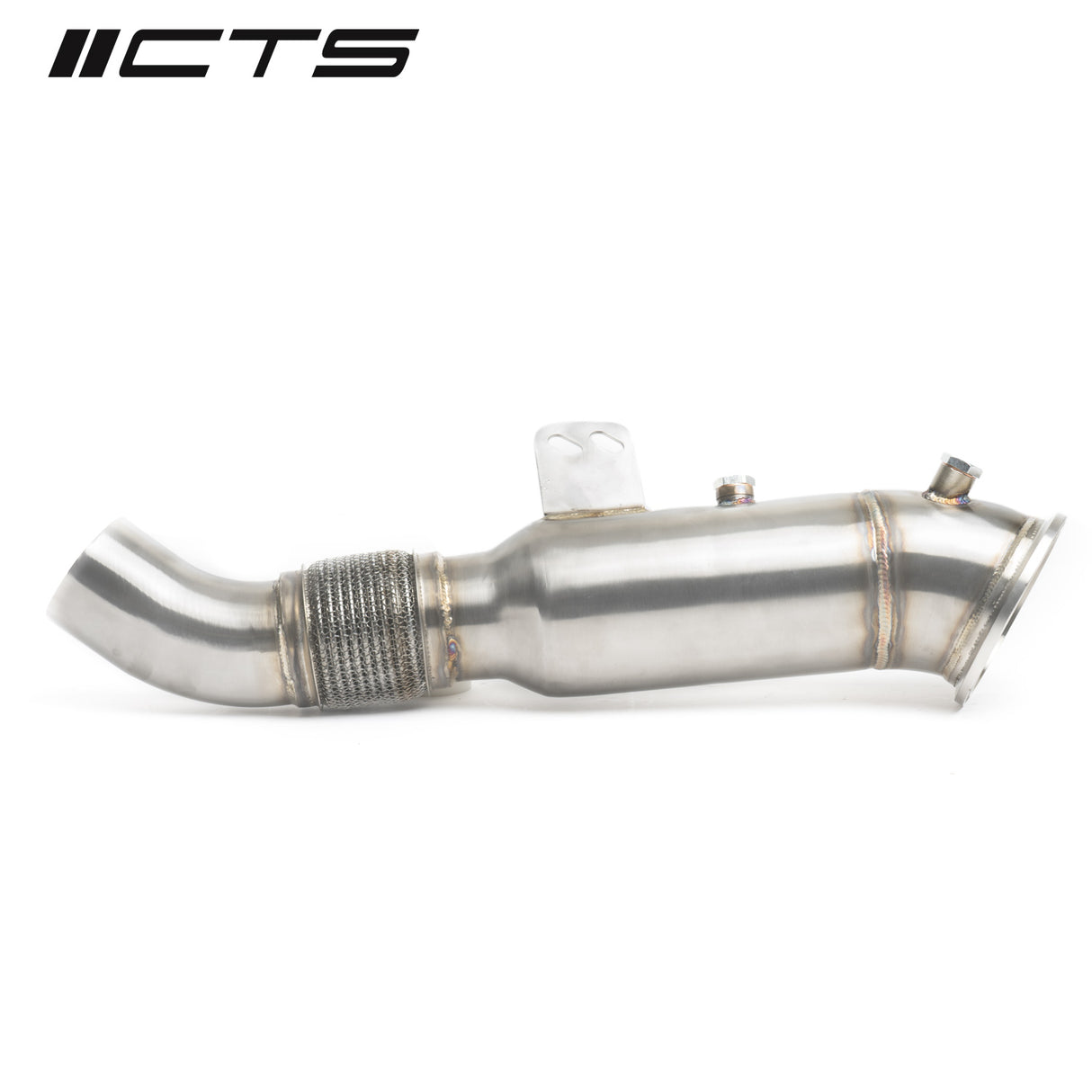 CTS TURBO / EXHAUST DOWN-PIPE / WITH HIGH-FLOW CAT (EXH-DP-0024-S-CAT) *** TOYOTA SUPRA (2020-2026) 3.0L TURBO