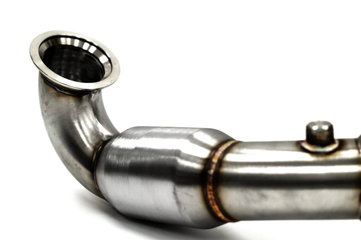 ARM MOTORSPORTS / EXHAUST DOWN-PIPE / CATTED STREET SPEC / WITH 200 CELL HIGH-FLOW CAT (MK718TDPC) *** AUDI A3 (2014-2021) 8V / 1.8L TURBO