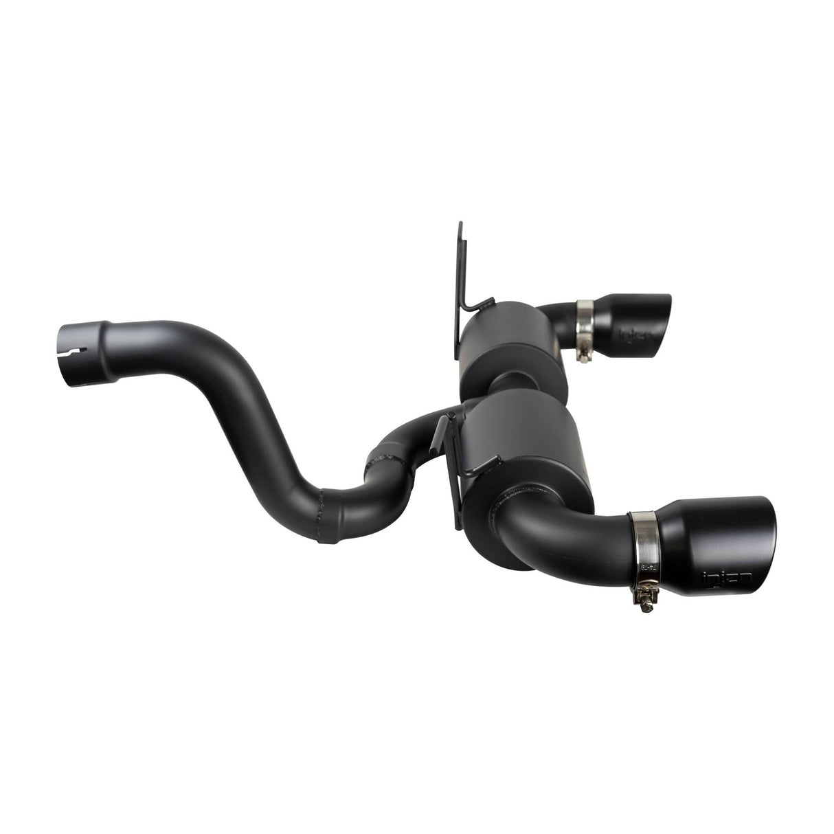 INJEN / AXLE-BACK EXHAUST SYSTEM / DUAL BLACK TIPS (SES5005BLK) *** JEEP WRANGER JL (2018-2024) 2.0L TURBO