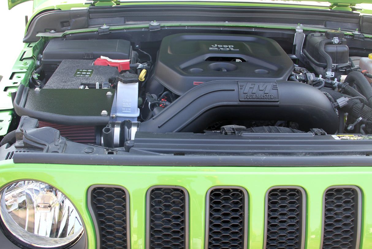 FLOWMASTER / DELTA FORCE / COLD AIR INTAKE SYSTEM (615185) *** JEEP WRANGER JL (2018-2023) 2.0L TURBO