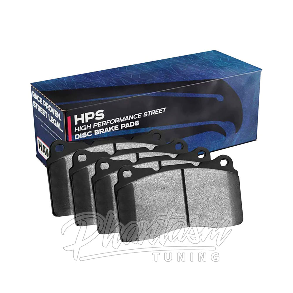 HAWK / HPS / HIGH PERFORMANCE STREET / REAR BRAKE PADS (HB615F.535) *** MITSUBISHI LANCER EVO-X (2008-2015) 2.0L TURBO