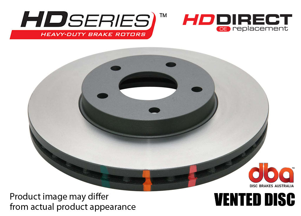 DBA 4000 SERIES / HD DIRECT / REAR PLAIN BRAKE ROTOR / SOLD AS SINGLES (DBA42225) *** MITSUBISHI LANCER EVO-X (2008-2015) 2.0L TURBO