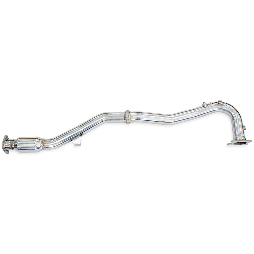 INVIDIA / EXHAUST J-PIPE WITH HIGH FLOW CAT / REAR LOCATION CATTED DOWN-PIPE (HS15SWMDOCB) *** SUBARU WRX (2015-2021) 2.0L TURBO / MANUAL TRANSMISSION