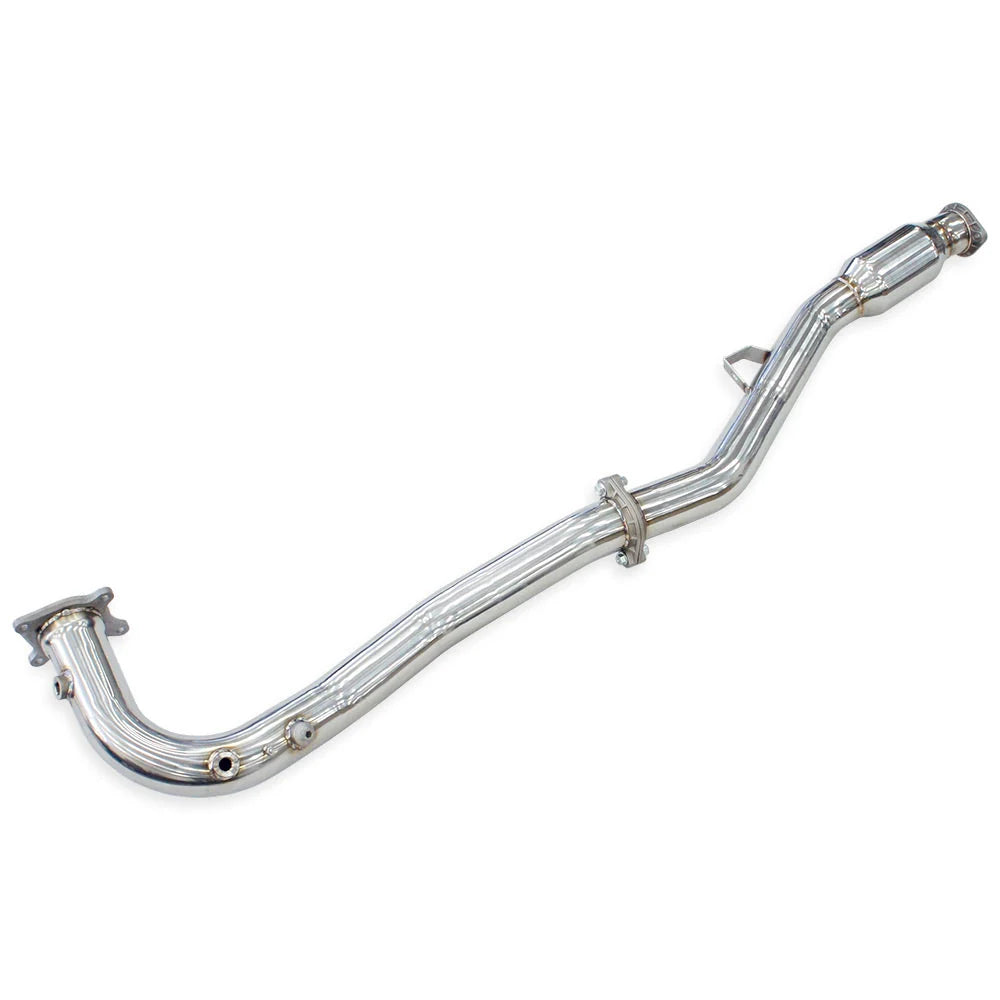 INVIDIA / EXHAUST J-PIPE WITH HIGH FLOW CAT / REAR LOCATION CATTED DOWN-PIPE (HS15SWMDOCB) *** SUBARU WRX (2015-2021) 2.0L TURBO / MANUAL TRANSMISSION