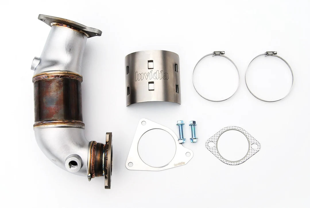 INVIDIA / EXHAUST J-PIPE WITH HIGH FLOW CAT / DOWN-PIPE SECTION (HS22SW4JPC) *** SUBARU WRX (2022-2026) VB / 2.4L TURBO