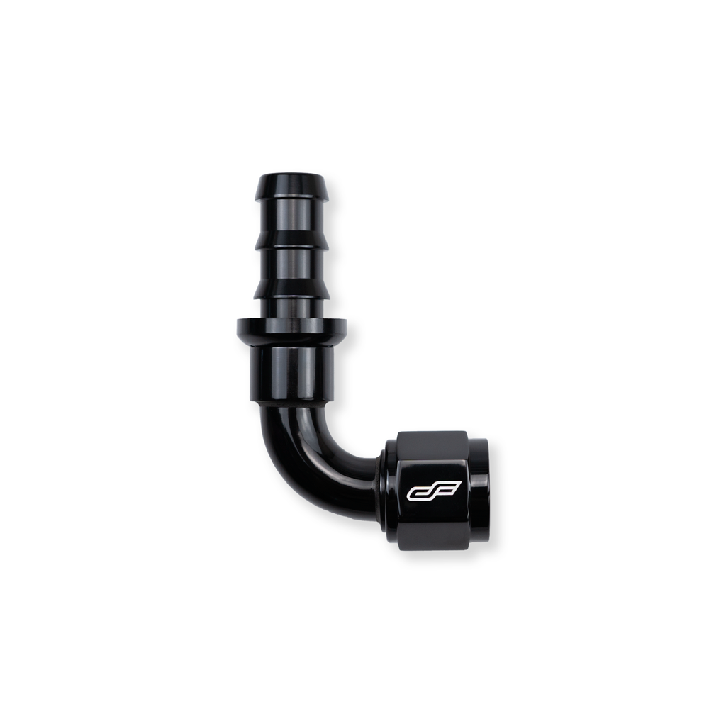 -4 AN 90 Degree Female Push-Loc Fitting