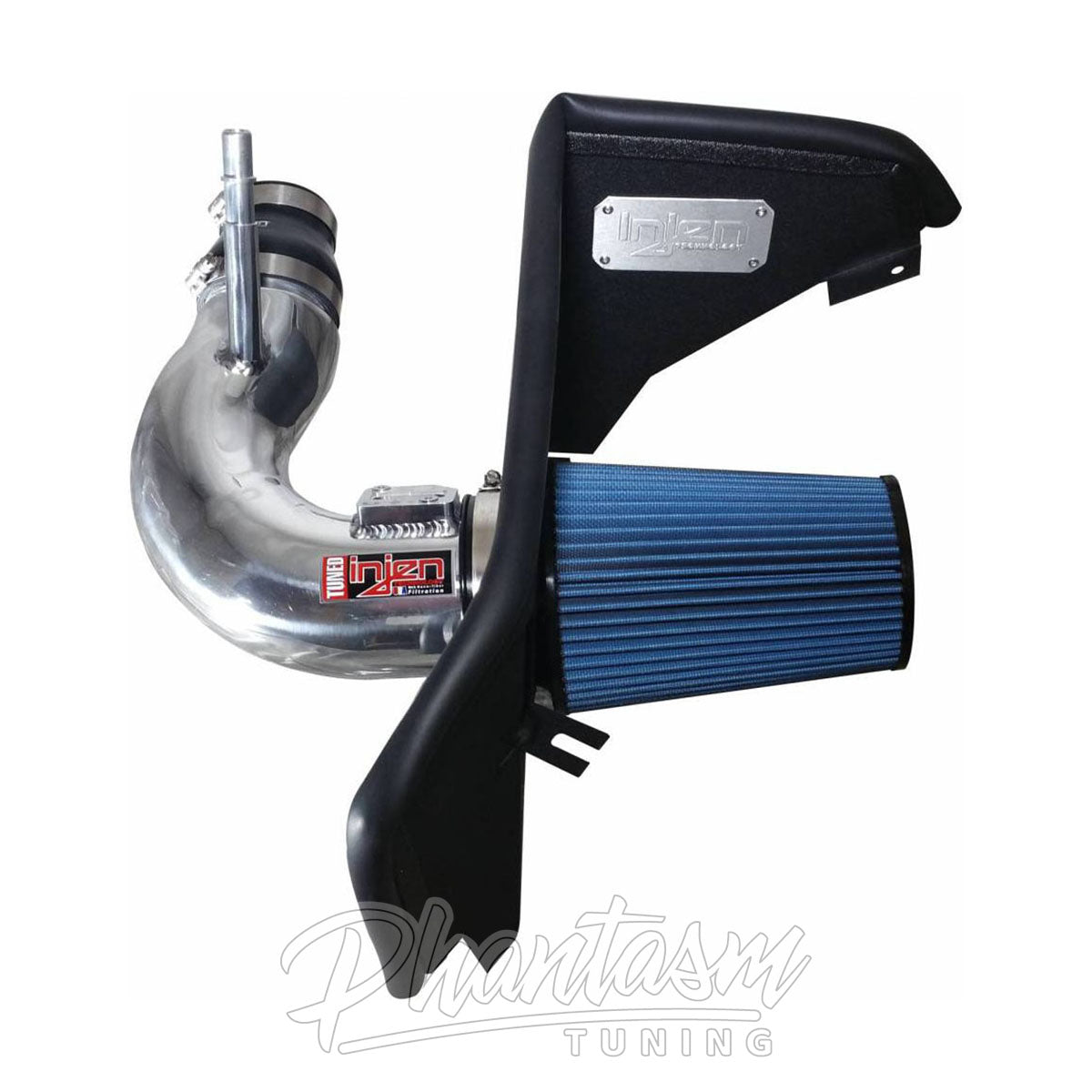 INJEN / POWERFLOW COLD AIR INTAKE SYSTEM / POLISHED CHROME PIPING (PF7017P) *** CHEVROLET CAMARO (2016-2023) 2.0L TURBO