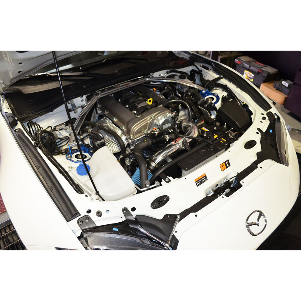 INJEN / SHORT TUBE / COLD AIR INTAKE SYSTEM / POLISHED PIPING (SP6010P) *** MAZDA MX5 MIATA (2016-2025) 2.0L ENGINE
