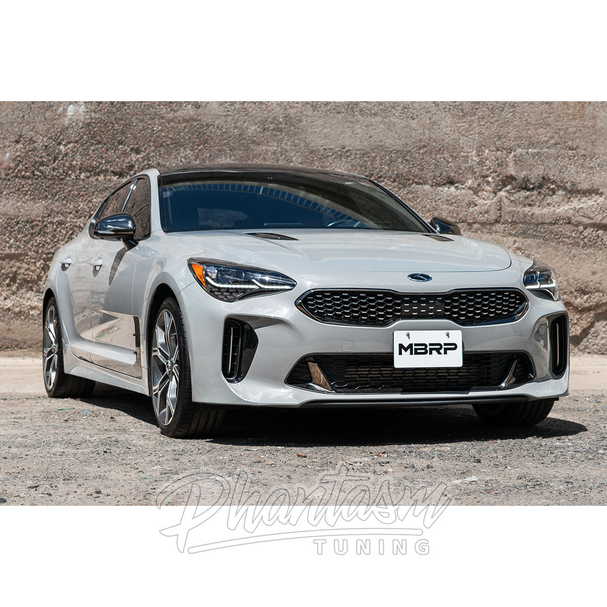 MBRP / STAINLESS STEEL / DUAL CAT-BACK EXHAUST SYSTEM / QUAD FACTORY TIPS (S4704304) *** KIA STINGER GT (2018-2021) 3.3L TWIN TURBO