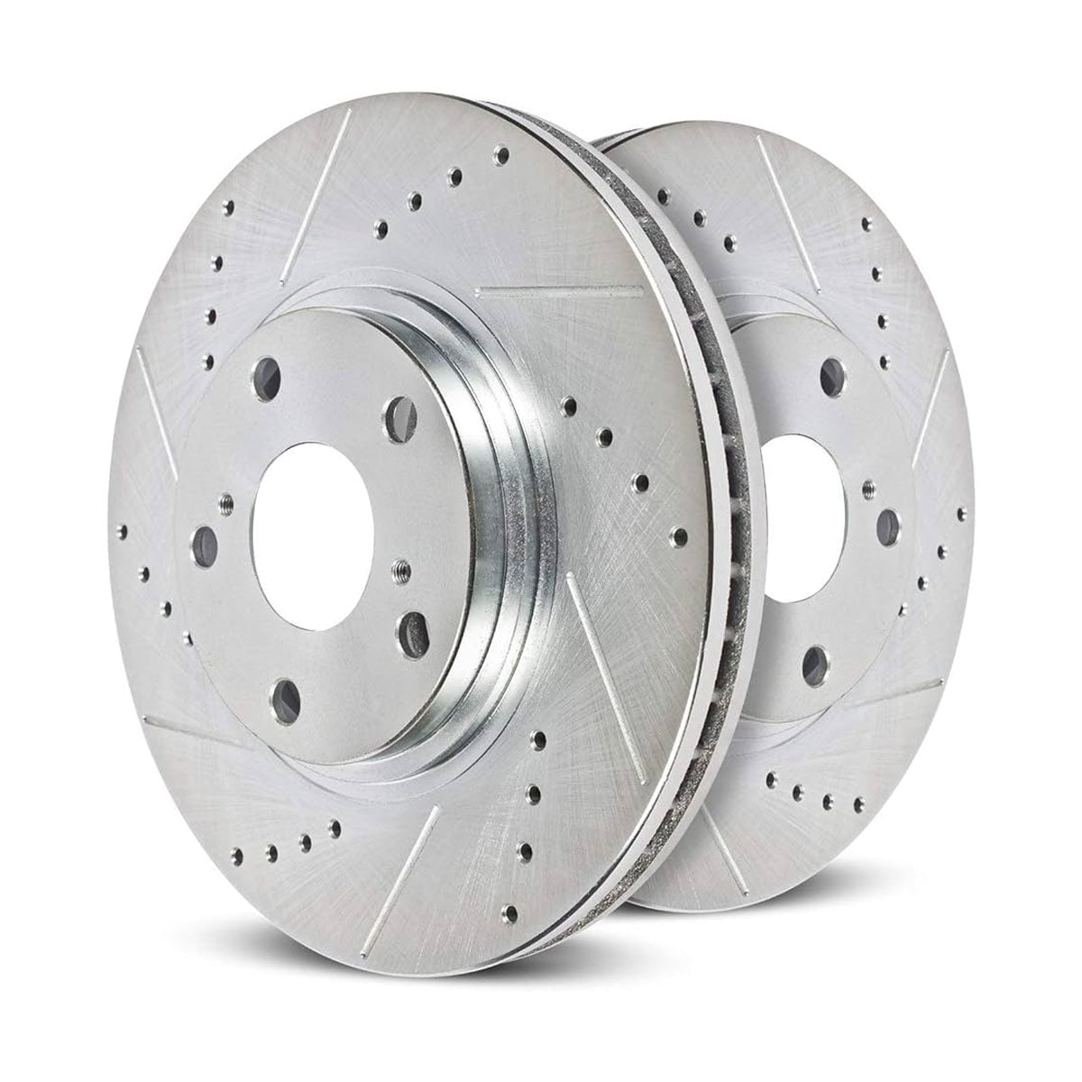POWERSTOP / EVOLUTION SERIES / REAR DRILLED AND SLOTTED BRAKE ROTOR / SOLD AS PAIRS (JBR1792XPR) *** KIA STINGER GT (2018-2023) 3.3L TURBO