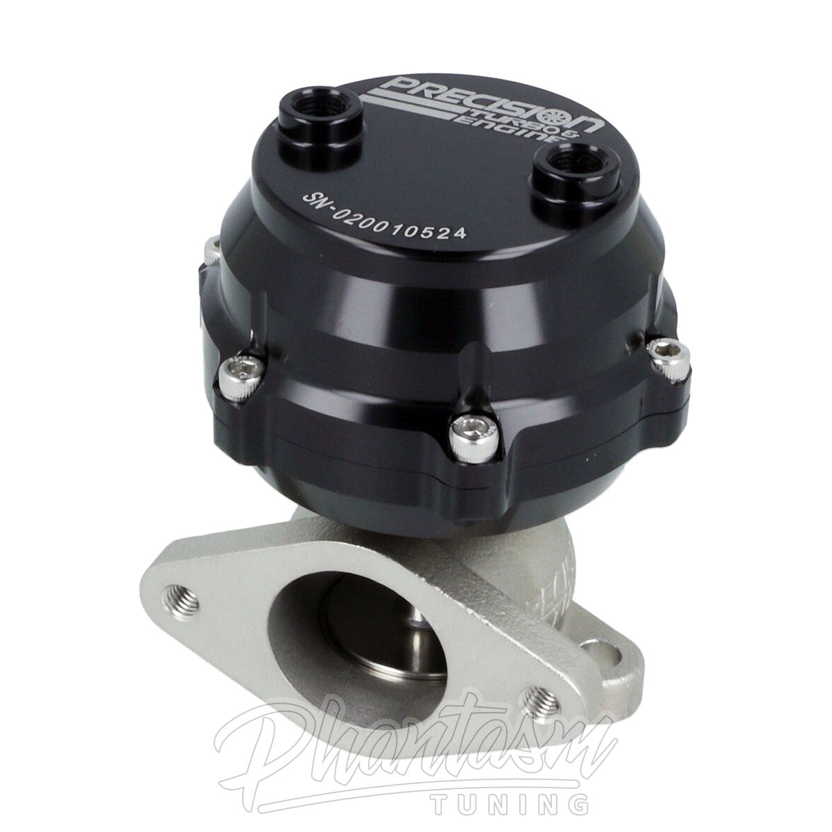 PRECISION TURBO / PTE PW39 GEN 2 / EXTERNAL WASTEGATE / 39 MM WG / 2-BOLT FLANGE / BLACK COLOR (PBO085-1001)