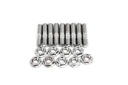 PRECISION WORKS / STEEL BOLTS / EXHAUST MANIFOLD STUD KIT (HEADER-BOLT-B-D-STUDS-V3) *** HONDA / ACURA (B16 / B18 / B20 / D15 / D16) ENGINES