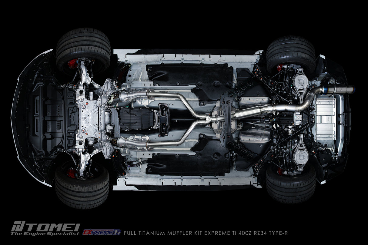 TOMEI / EXPREME TI TYPE-R / SINGLE FULL TITANIUM CAT-BACK EXHAUST SYSTEM (TB6090-NS21C) *** NISSAN Z (2023-2026) RZ34 / 3.0L TWIN TURBO