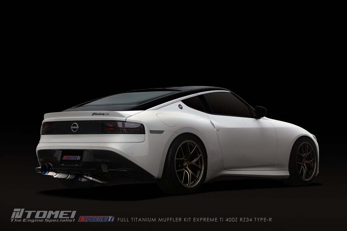 TOMEI / EXPREME TI TYPE-R / SINGLE FULL TITANIUM CAT-BACK EXHAUST SYSTEM (TB6090-NS21C) *** NISSAN Z (2023-2026) RZ34 / 3.0L TWIN TURBO