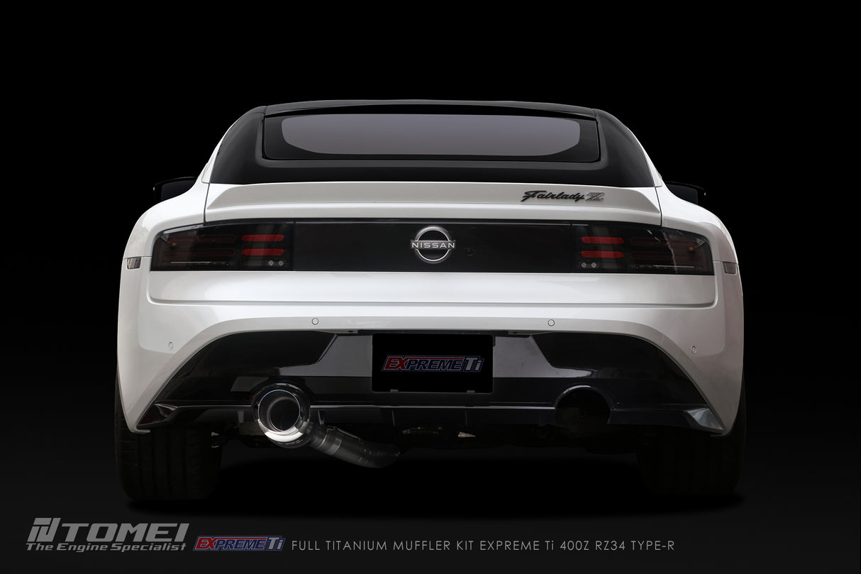 TOMEI / EXPREME TI TYPE-R / SINGLE FULL TITANIUM CAT-BACK EXHAUST SYSTEM (TB6090-NS21C) *** NISSAN Z (2023-2026) RZ34 / 3.0L TWIN TURBO