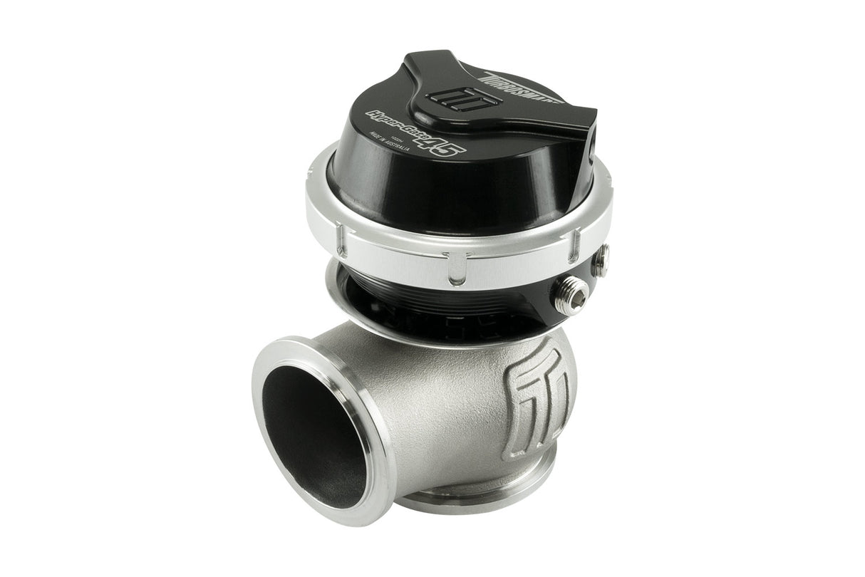 TURBOSMART / EXTERNAL WASTEGATE / GEN 5 / 45 MM HYPERGATE / V-BAND FLANGE / BLACK COLOR (TS-0553-1012)