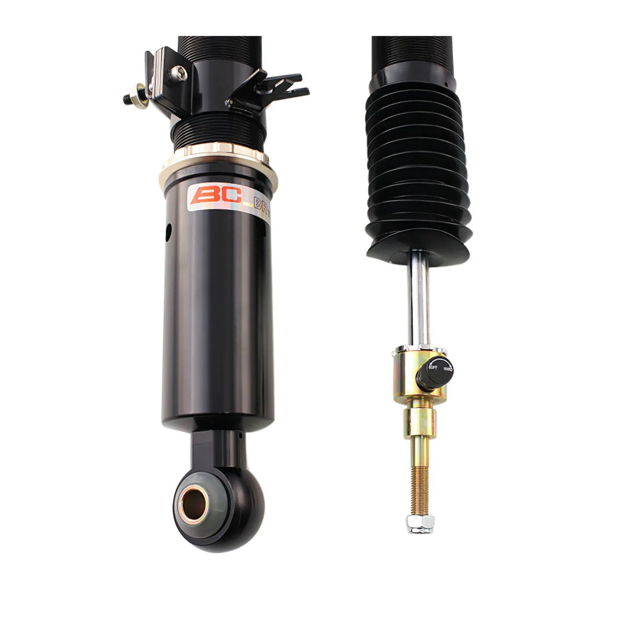 BC RACING / BR SERIES COILOVER / SUSPENSION KIT (V-02-BR) *** INFINITI G35 SEDAN RWD (2007-2008), INFINITI G37 COUPE RWD (2008-2013), INFINITI G37 SEDAN RWD (2009-2013), INFINITI Q50 RWD (2014-2015) *** BALL STYLE / FRONT LOWER MOUNT