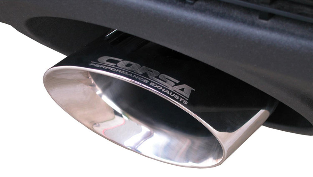 CORSA PERFORMANCE / SPORT SERIES / CAT-BACK EXHAUST SYSTEM / BLACK TIPS (14953BLK) *** CHEVROLET CAMARO V6 (2010-2015) 3.6L ENGINE