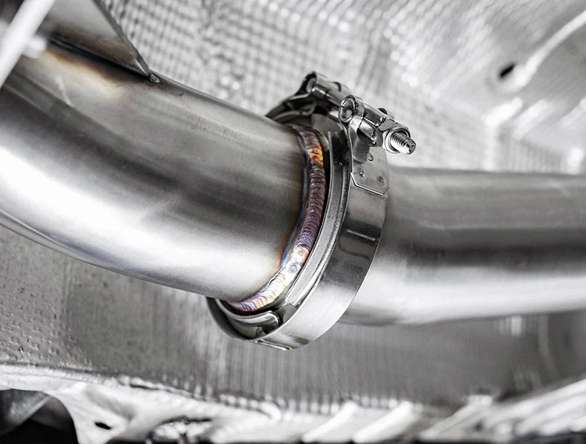 INTEGRATED ENGINEERING / DOWN-PIPE WITH 200 CELL HIGH-FLOW CAT (IEEXCI3) *** AUDI A3 / 8V (2015-2021), VOLKSWAGEN GOLF / GOLF GTI / JETTA GLI / MK7 / MK7.5 (2015-2021) *** 1.8T / 2.0T / FWD ENGINE