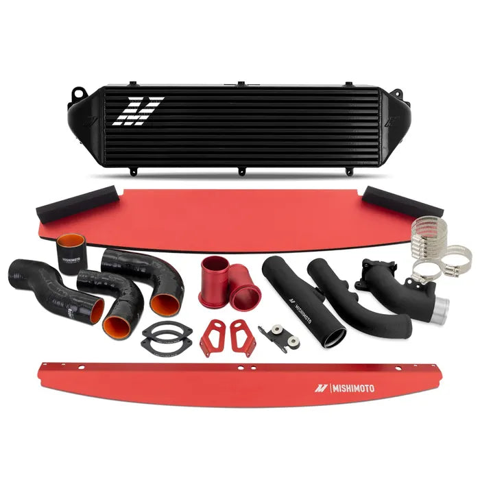 MISHIMOTO / FRONT MOUNT INTERCOOLER KIT / BLACK COLOR / BLACK PIPING (MMINT-GRC-23KBKBK) *** TOYOTA GR COROLLA (2023-2025) 1.6L TURBO