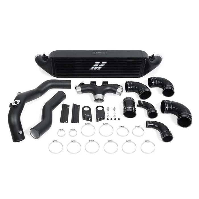 MISHIMOTO / FRONT MOUNT INTERCOOLER KIT / BLACK CORE WITH BLACK CHARGE-PIPES (MMINT-STNGR-18BK) *** KIA STINGER GT (2018-2023) 3.3L TWIN TURBO