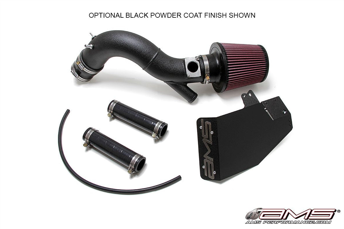 AMS PERFORMANCE / COLD AIR INTAKE / BLACK WRINKLE PIPING (AMS.04.08.0002-2) *** MITSUBISHI LANCER EVO 10 (2008-2015) 2.0L TURBO