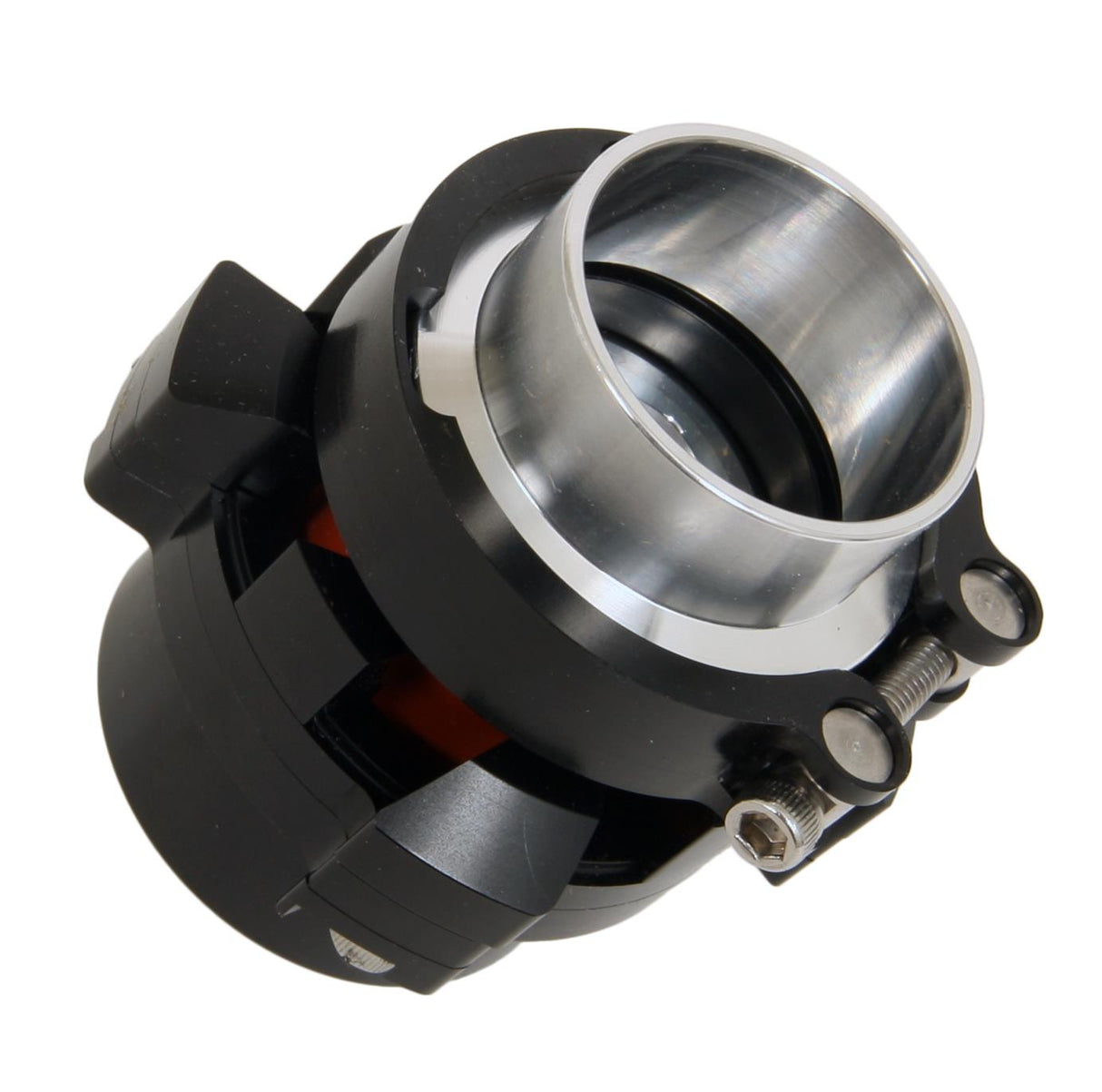 PRECISION TURBO / PTE 33 MM BOV / BLOW OFF VALVE / V-BAND FLANGE / BLACK COLOR (PBO083-2000) *** UNIVERSAL APPLICATIONS