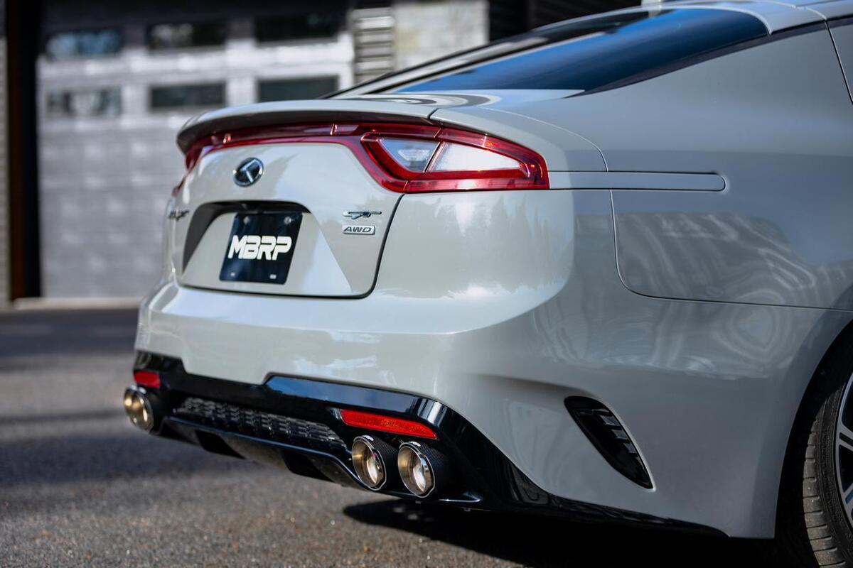MBRP / CARBON FIBER EXHAUST TIPS (T5195CF) *** KIA STINGER GT (2018-2021) 3.3L TWIN TURBO