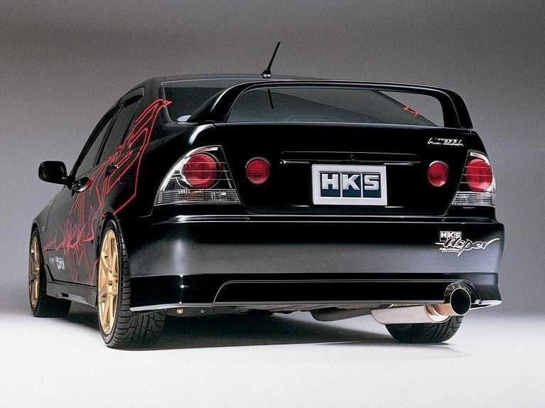 HKS / HI-POWER / AXLE-BACK EXHAUST SYSTEM / STAINLESS STEEL TIP (3203-EX020) *** LEXUS IS300 (2001-2005) 3.0L ENGINE