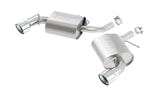 BORLA / AXLE-BACK EXHAUST SYSTEM / DUAL S-TYPE MUFFERS (11933) *** CHEVROLET CAMARO (2016-2023) 2.0L TURBO