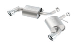 BORLA / AXLE-BACK EXHAUST SYSTEM / DUAL ATAK MUFFERS (11934) *** CHEVROLET CAMARO (2016-2023) 2.0L TURBO