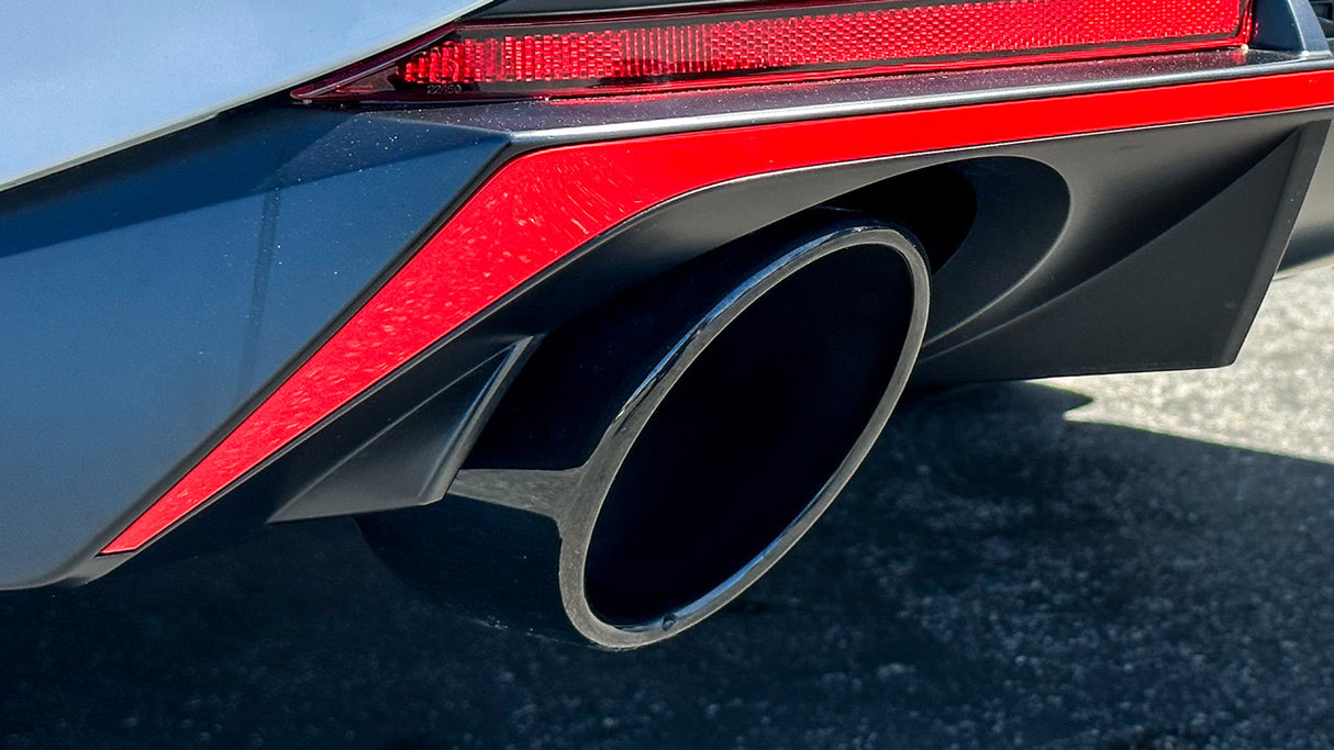 BORLA / CAT-BACK EXHAUST SYSTEM / CHROME TIPS (140925) *** HYUNDAI ELANTRA-N (2022-2025) 2.0L TURBO
