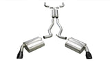 CORSA PERFORMANCE / SPORT SERIES / CAT-BACK EXHAUST SYSTEM / BLACK TIPS (14953BLK) *** CHEVROLET CAMARO V6 (2010-2015) 3.6L ENGINE