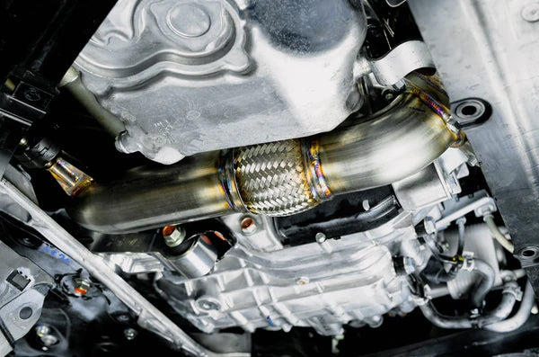 PRL MOTORSPORTS / EXHAUST FRONT-PIPE UPGRADE (PRL-FL5-FP) *** ACURA INTEGRA TYPE-S / DE5 (2024-2026), HONDA CIVIC TYPE-R / FL5 (2023-2026) 2.0L TURBO